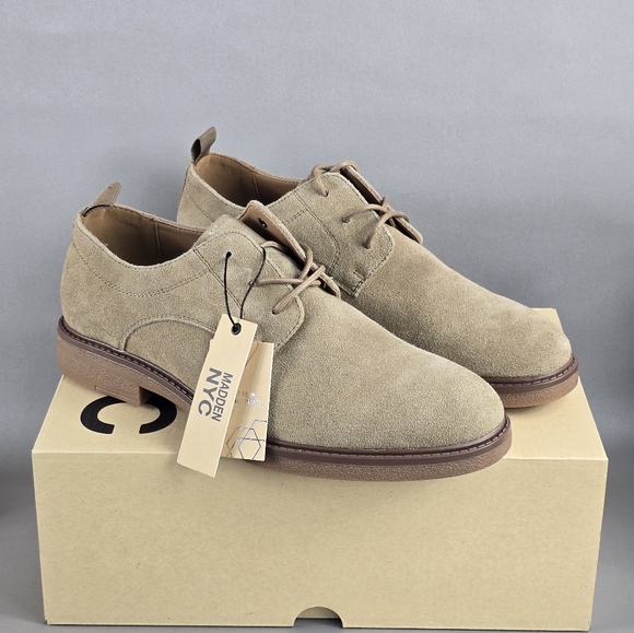Madden NYC Terry Men's Taupe Dress Shoes - Picture 3 of 8